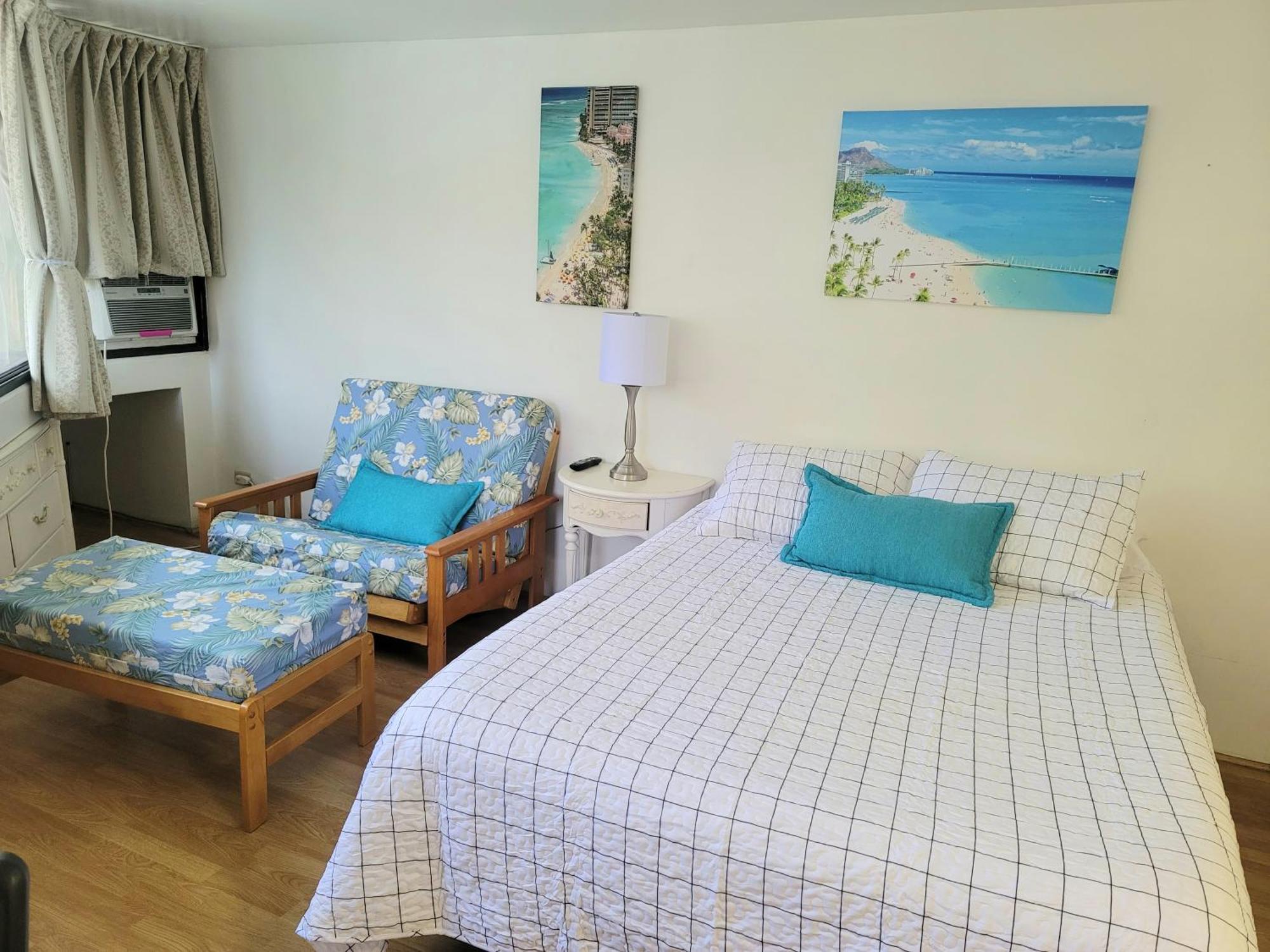 הונולולו Waikiki Studio Steps To Beach-Mall Free Parking-Wifi חדר תמונה