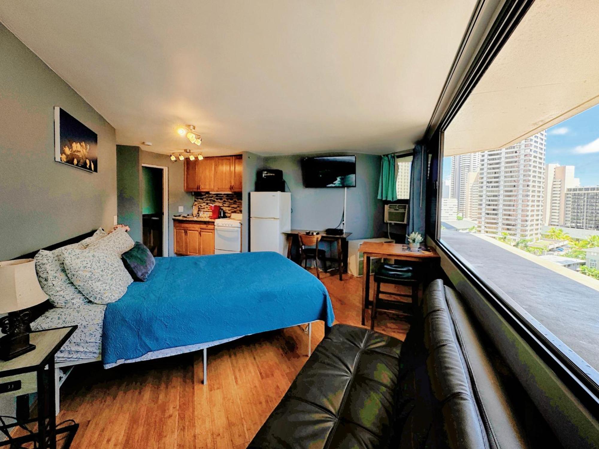 הונולולו Waikiki Studio Steps To Beach-Mall Free Parking-Wifi מראה חיצוני תמונה